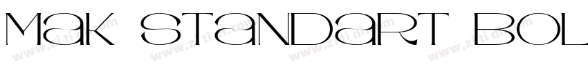 mak standart bold字体转换